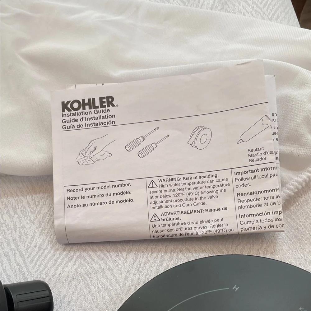Kohler Setra Matte Black Bath/Shower Set - Picture 6 of 6